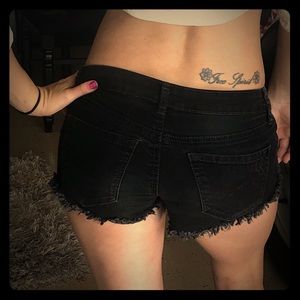 Jessica Simpson black studded shorts